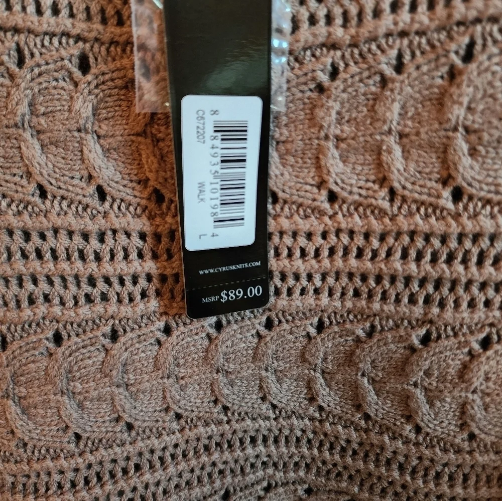 Cyrus Pullover Knit Sweater Large